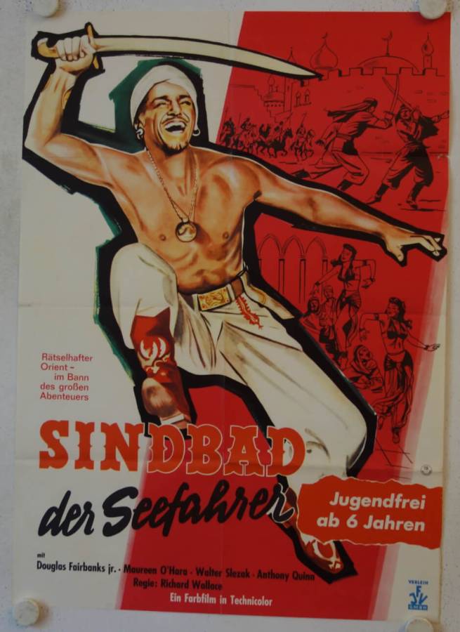 Sinbad the Sailor re-release german movie poster